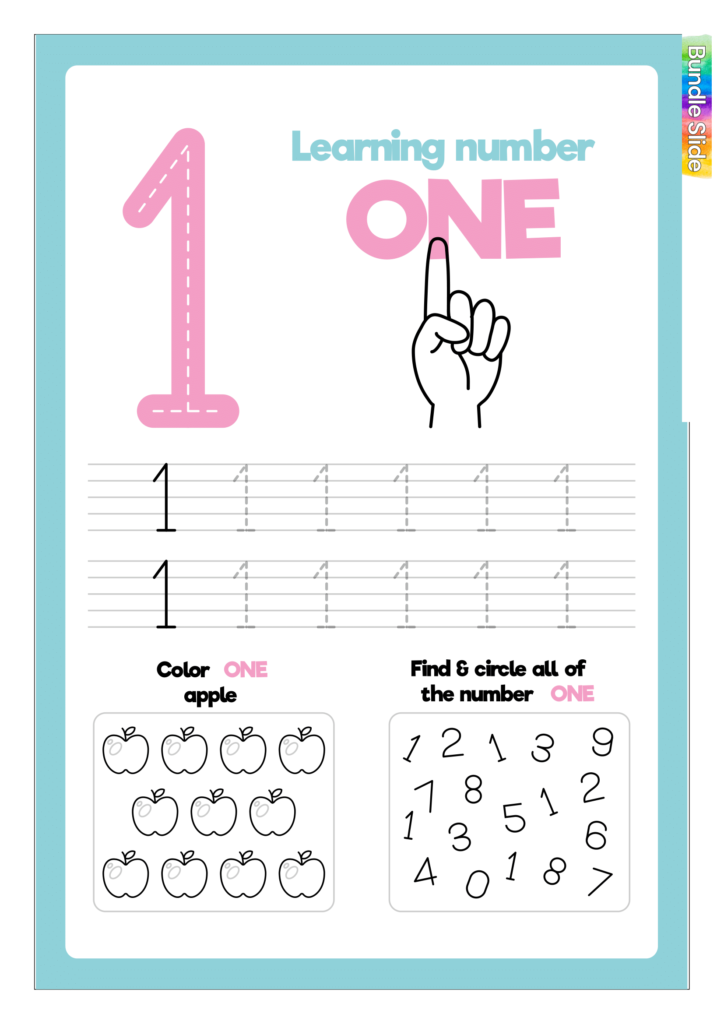 Mastering Number Tracing 1 to 5 Worksheets for Kids