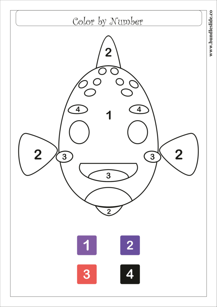 Color by Number Worksheet for Kids: Unleashing Creativity in Every Stroke