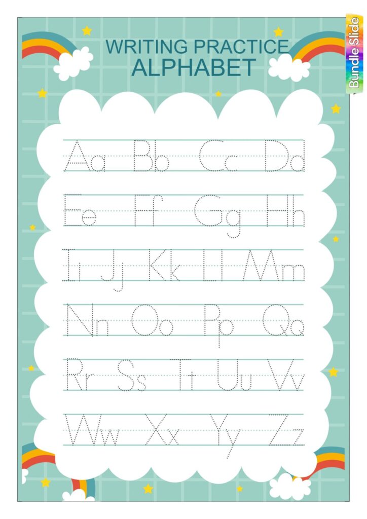 Alphabet Worksheet A to Z for Kids